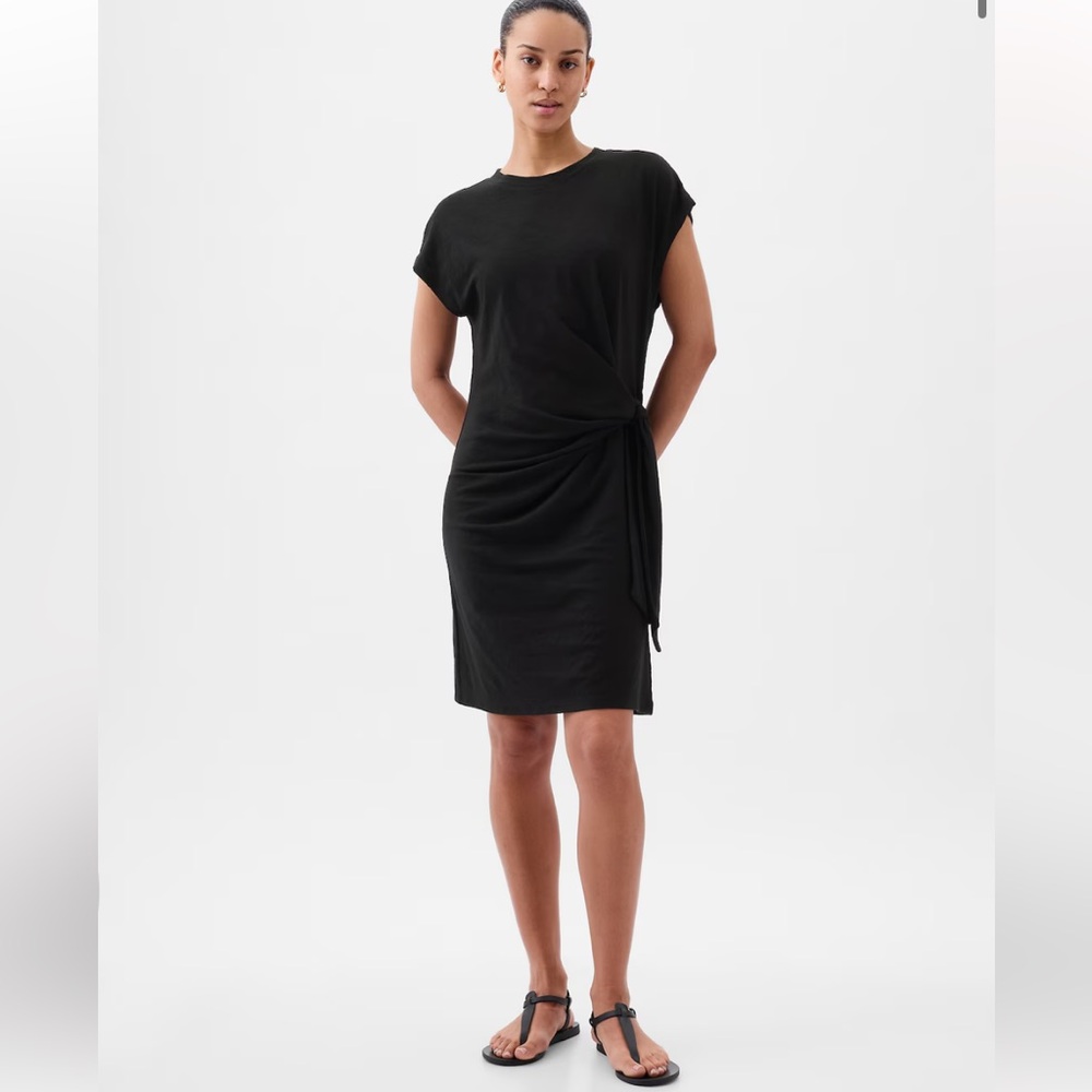 Gap tie knot Tshirt dress